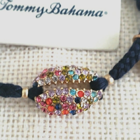 TOMMY BAHAMA Rainbow Beachy Bracelet  - Island Navy - Picture 1 of 3